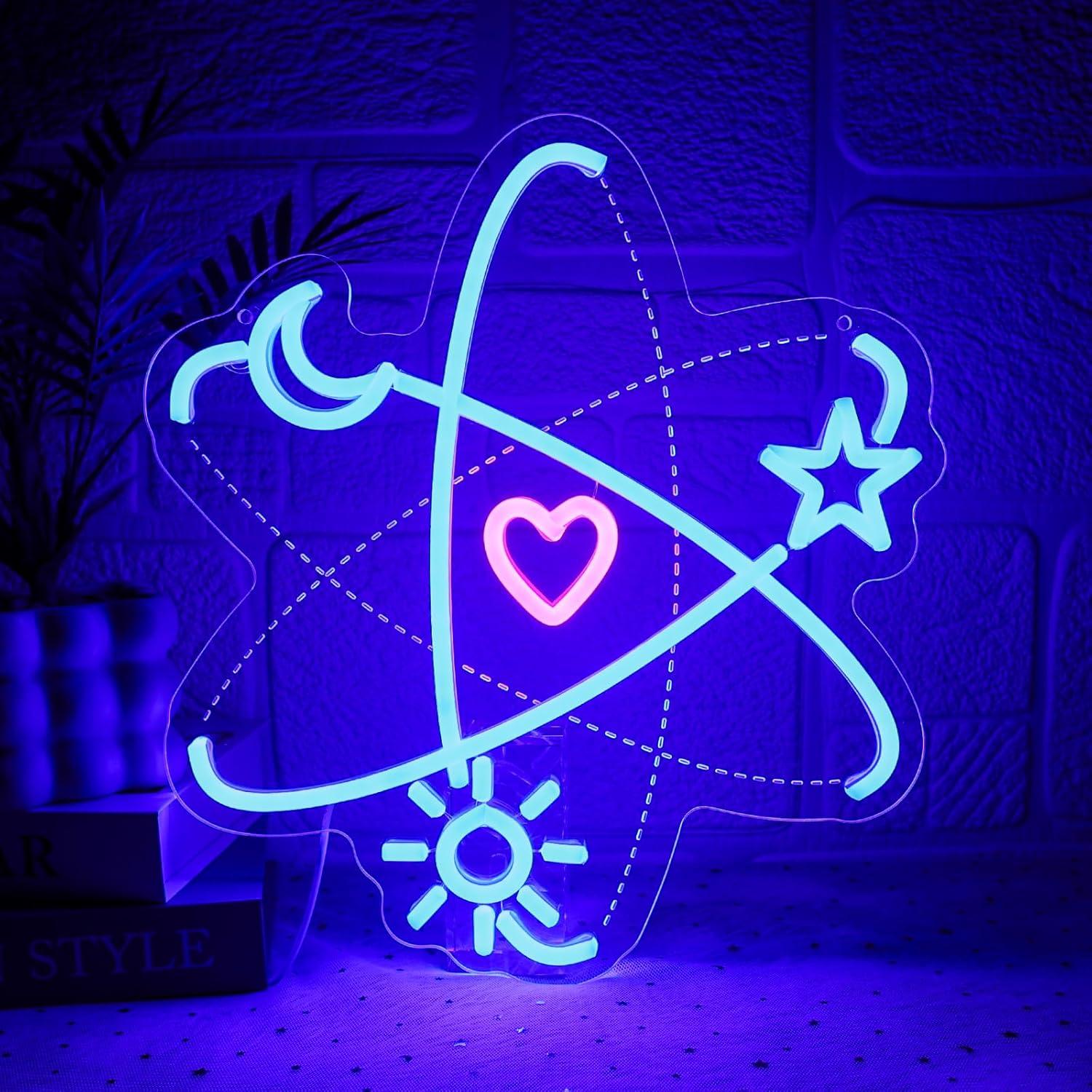 Party Games Lab - Atomare Neonleuchte USB Dimmbare LED-Lichter für