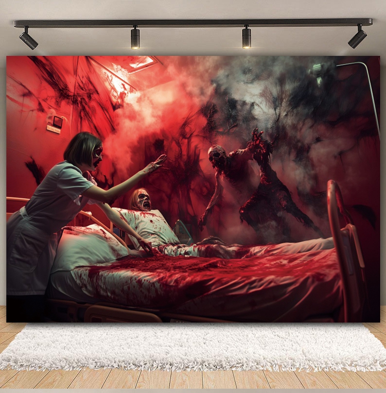 Horror Halloween Dekor Hinterg – Party Games Lab Bewertung und Preis