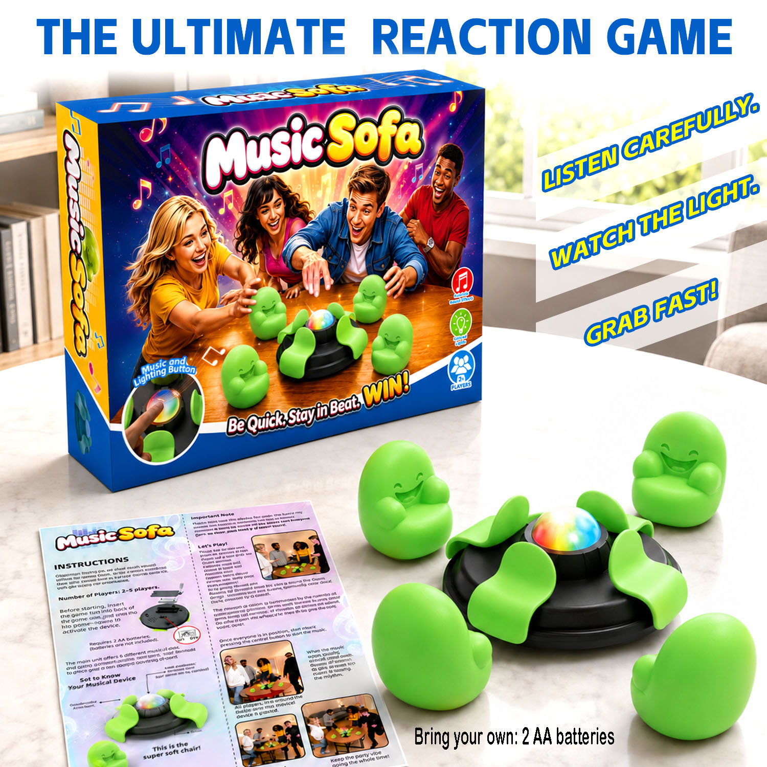 Musikalischer Kinderstuhl mit  – Quick Games Party Bewertung und Preis
