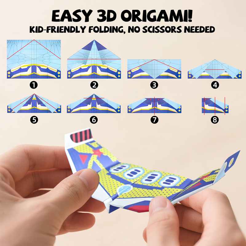 36 Blatt Kinder Papierflugzeug – Party Games Kids Birthday Bewertung und Preis