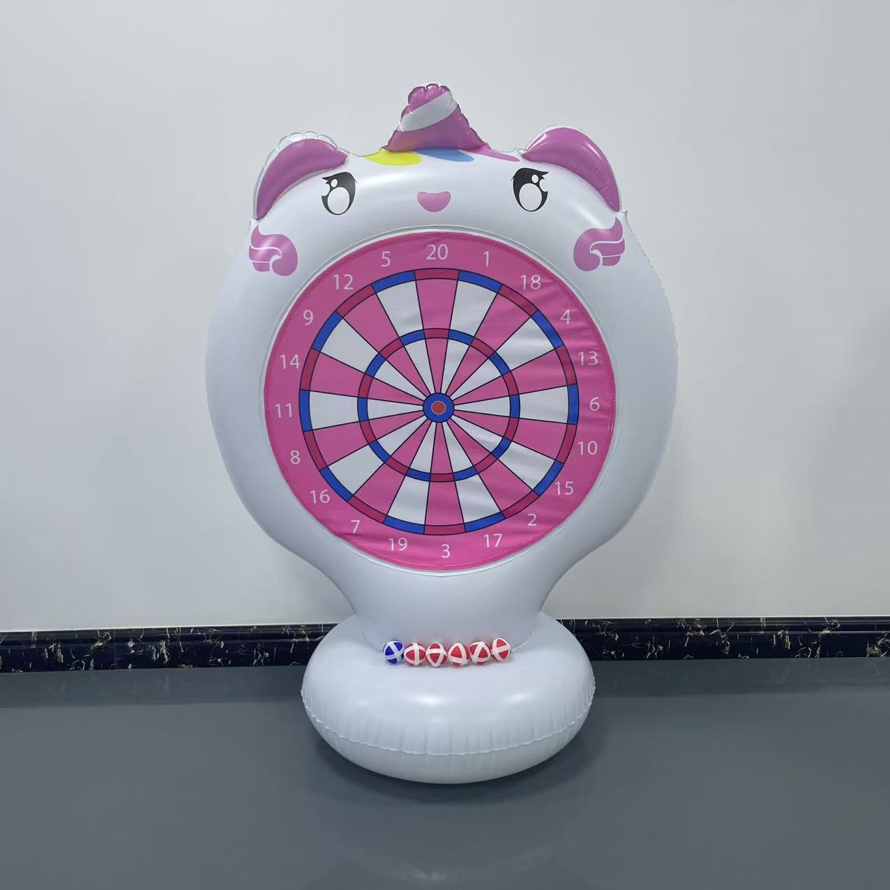 Aufblasbare Einhorn Werfen Spi – Party Games Kids Birthday Bewertung und Preis