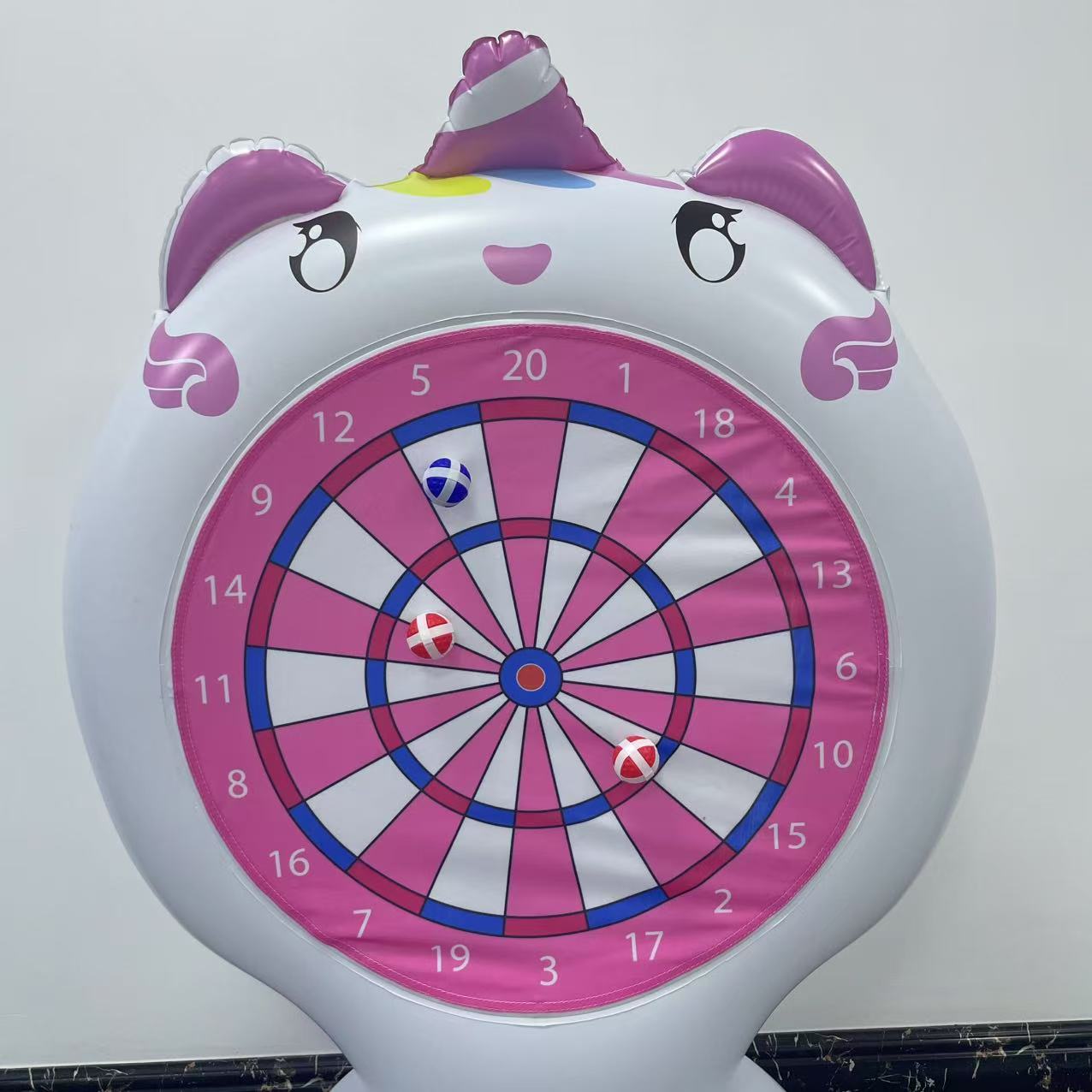 Aufblasbare Einhorn Werfen Spi – Party Games Kids Birthday Bewertung und Preis